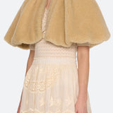 Michaela Wool Cape Camel