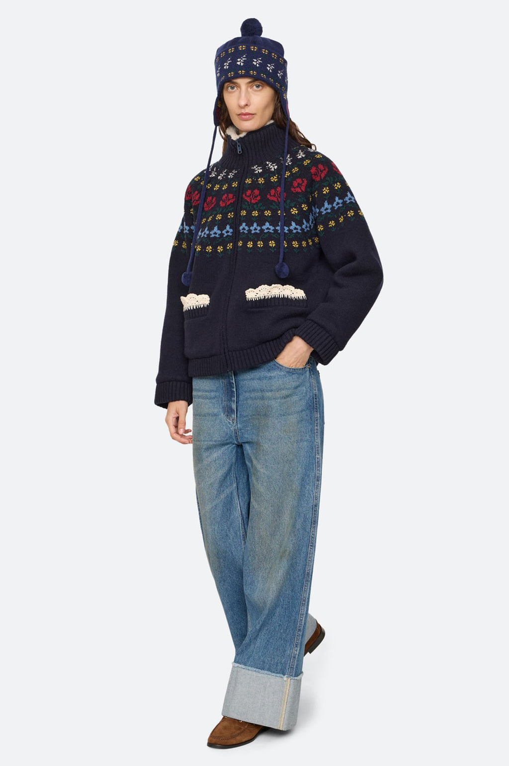 Preston Knit Hat Navy