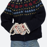 Preston Knit Mittens Cream