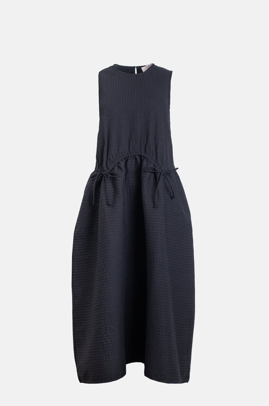Roni Solid Slvless Dress Black
