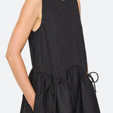 Roni Solid Slvless Dress Black