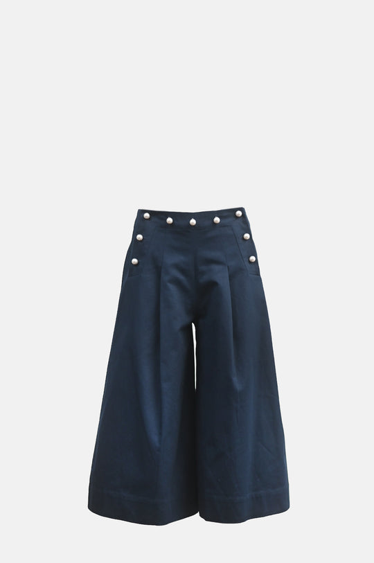 Suzette Sportswear Flare Pants Navy
