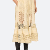 Vali Emb Pants Cream