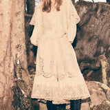Vali Emb Pants Cream