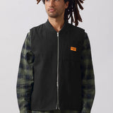 Canvas Work Vest Black