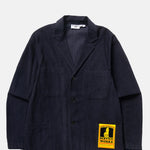 Service Works Fine Cord Server Suit Jacket Dark Navy.