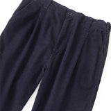 Fine Cord Waiter Pants Dark Navy