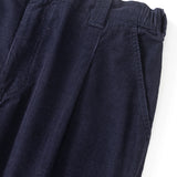 Fine Cord Waiter Pants Dark Navy