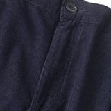 Fine Cord Waiter Pants Dark Navy