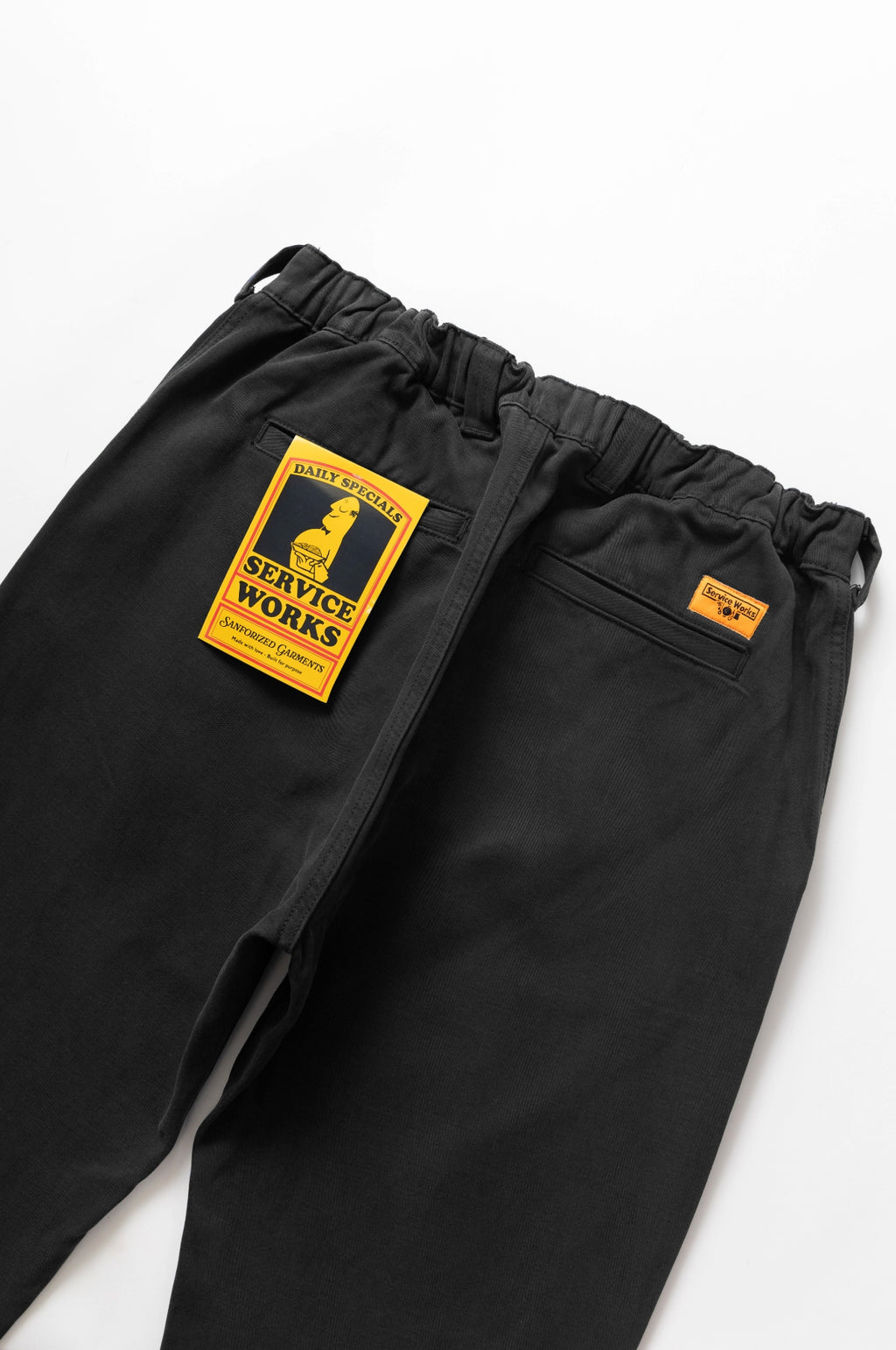 Moleskin Waiter Pants Black