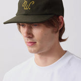 Monogram Cap Dark Moss