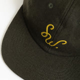 Monogram Cap Dark Moss