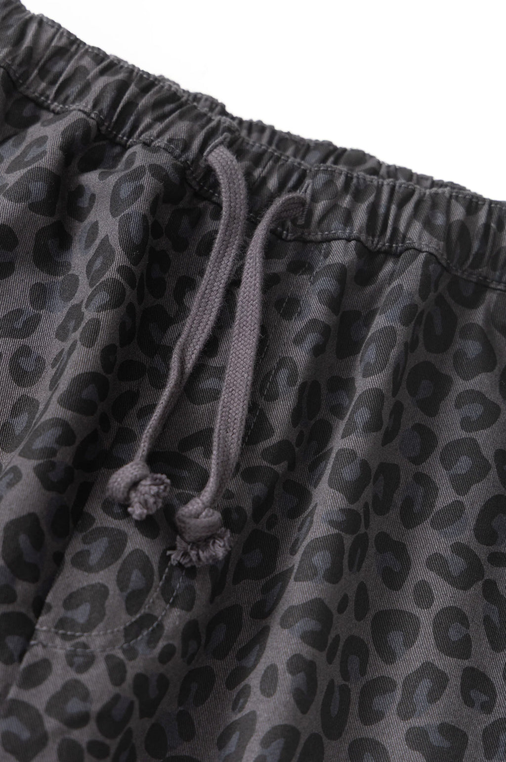 Patterned Easy Chef Pants Black Leopard