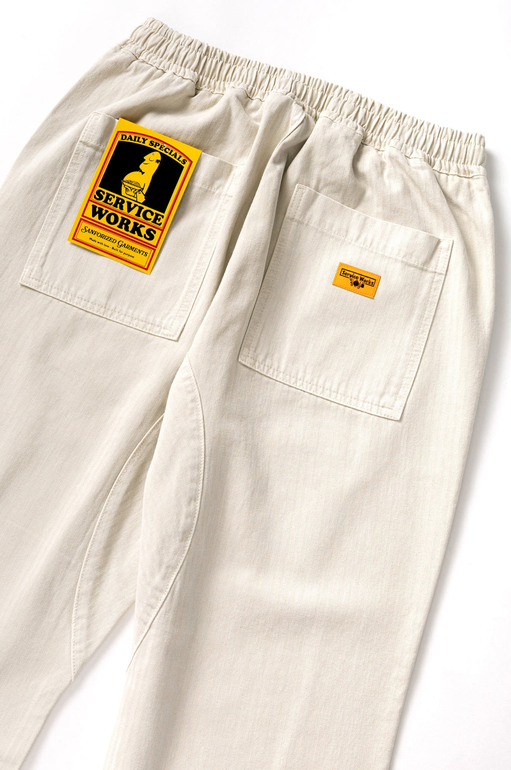 Pigment HBT Chef Pants Bone