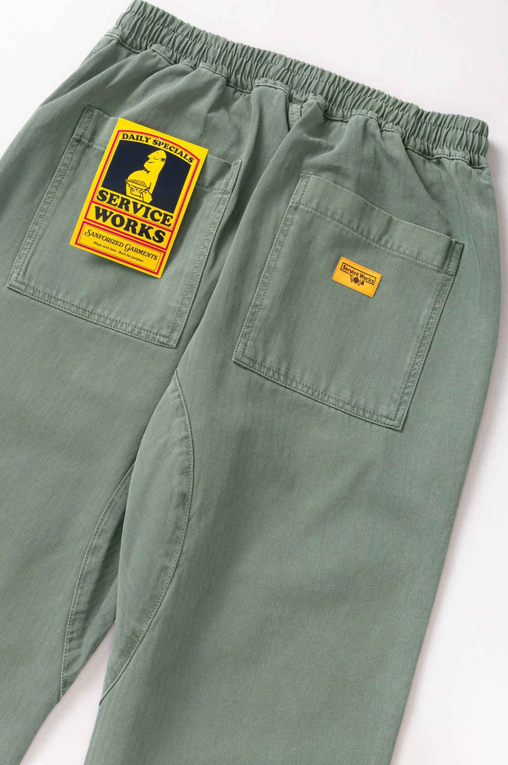 Pigment HBT Chef Pants Olive