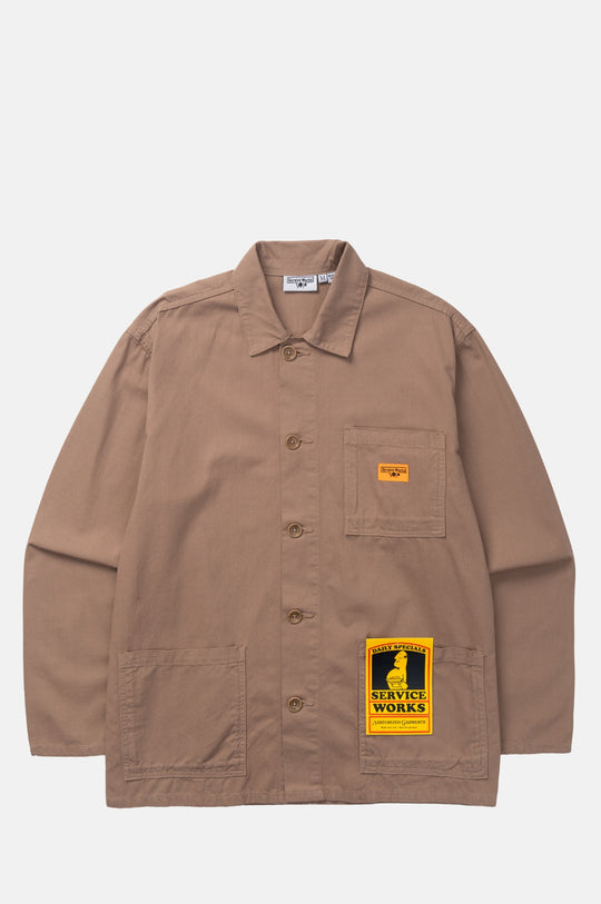 Twill Chore Shirt Mushroom
