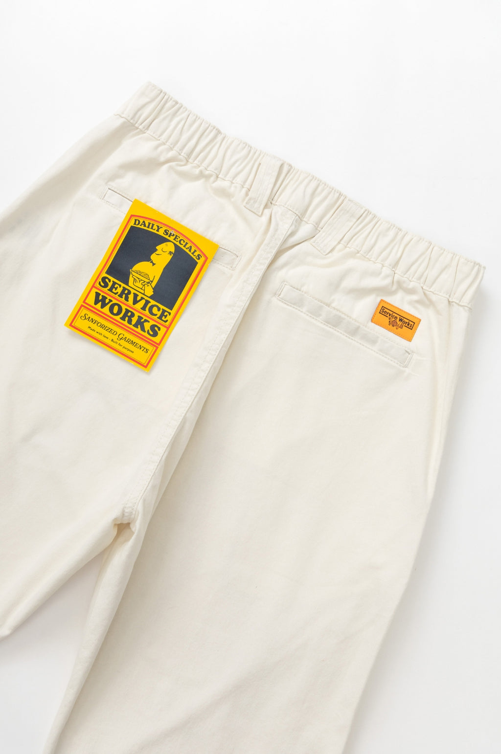 Twill Waiter Pants Off-White