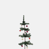 Shishi Tree Green with Red & White Balls 17cm.