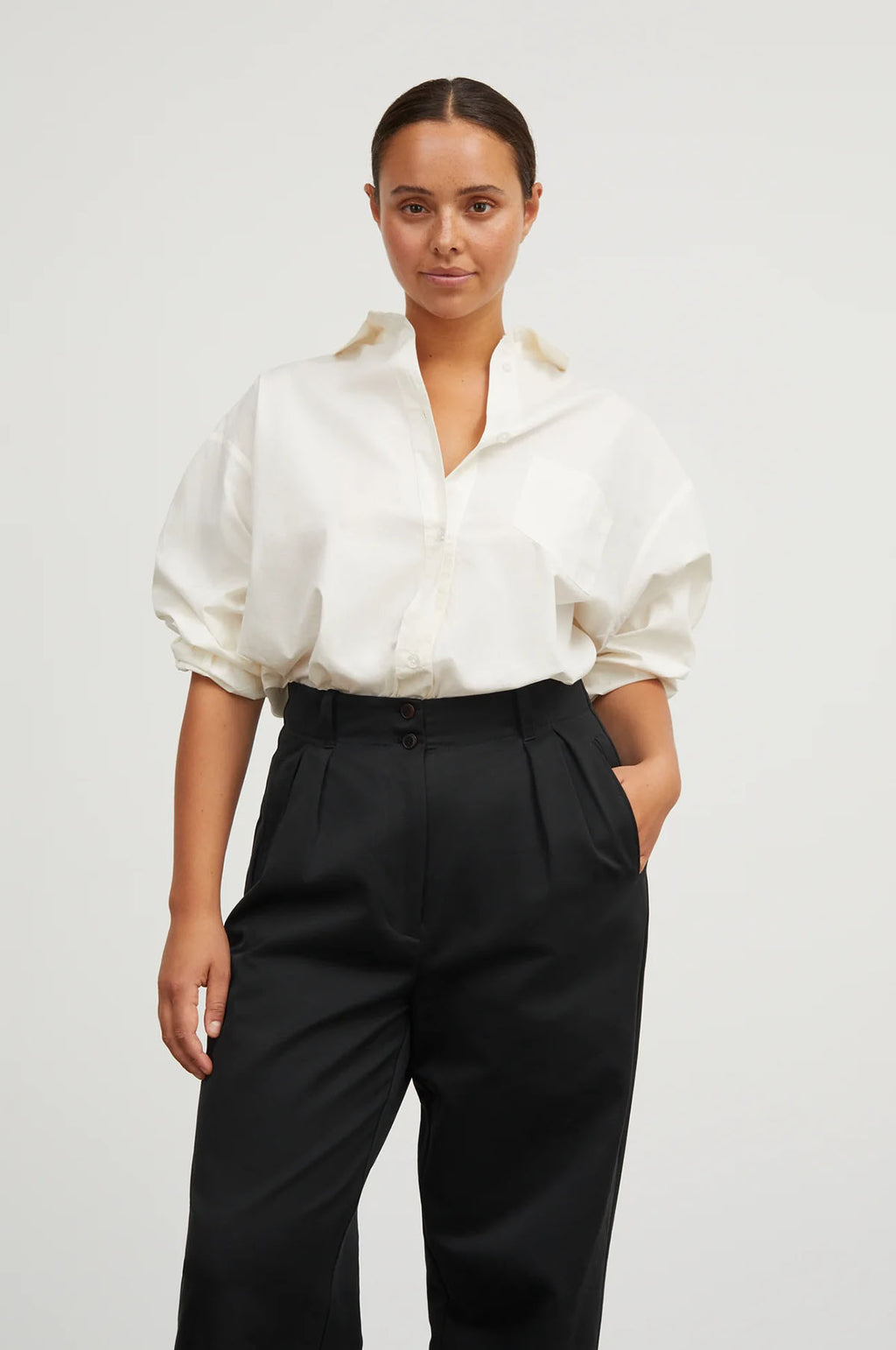 Edgar Shirt Light Cream