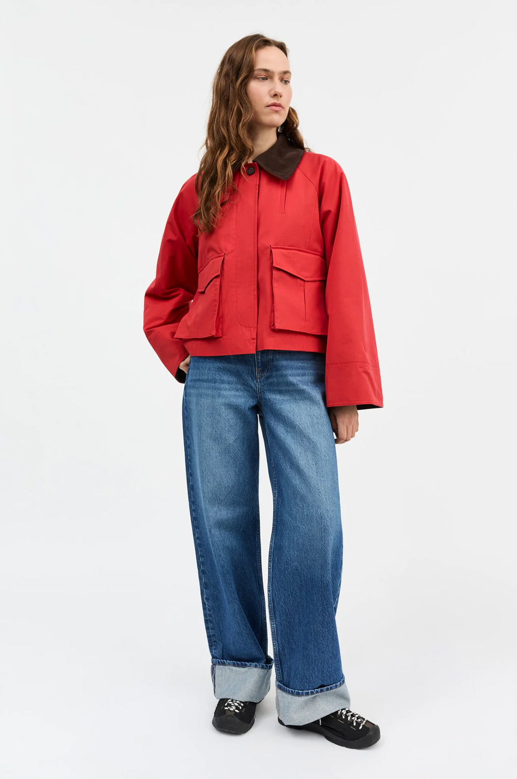 Gaby City Jacket Aurora Red