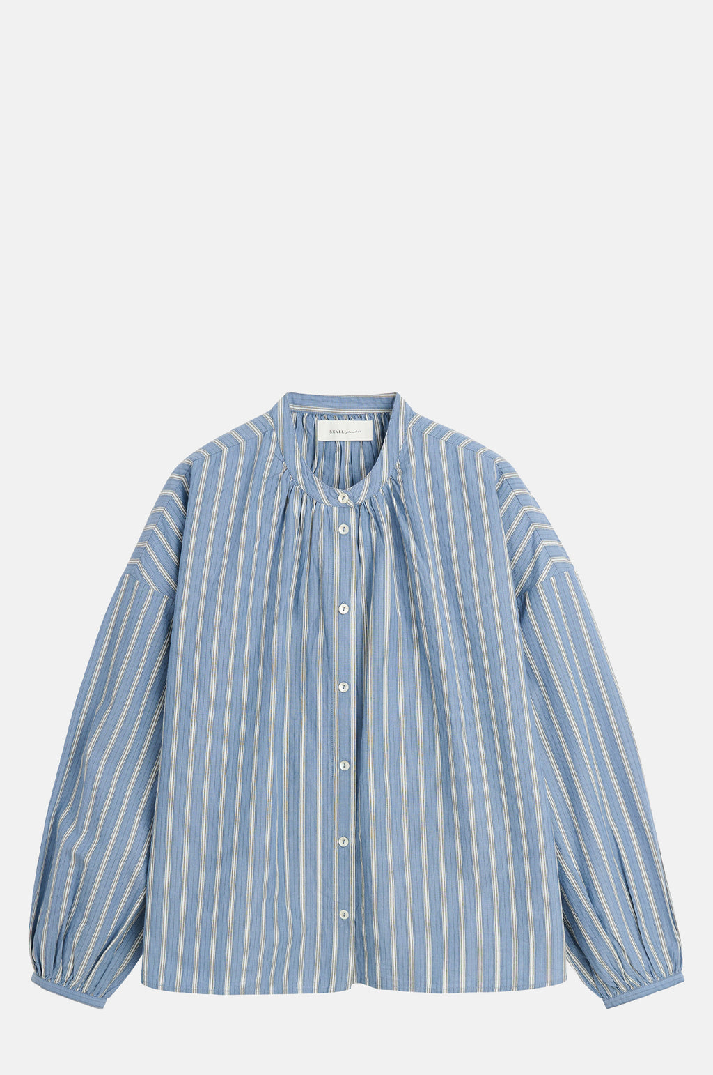 Skall Studio Cilla Shirt Blue Black White Stripe.