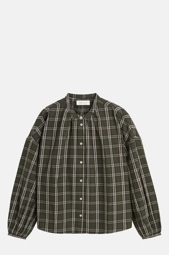 Cilla Shirt Green/White Check
