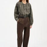 Cilla Shirt Green/White Check