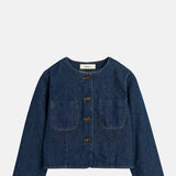 Skall Studio Clementine Jacket Indigo Blue.