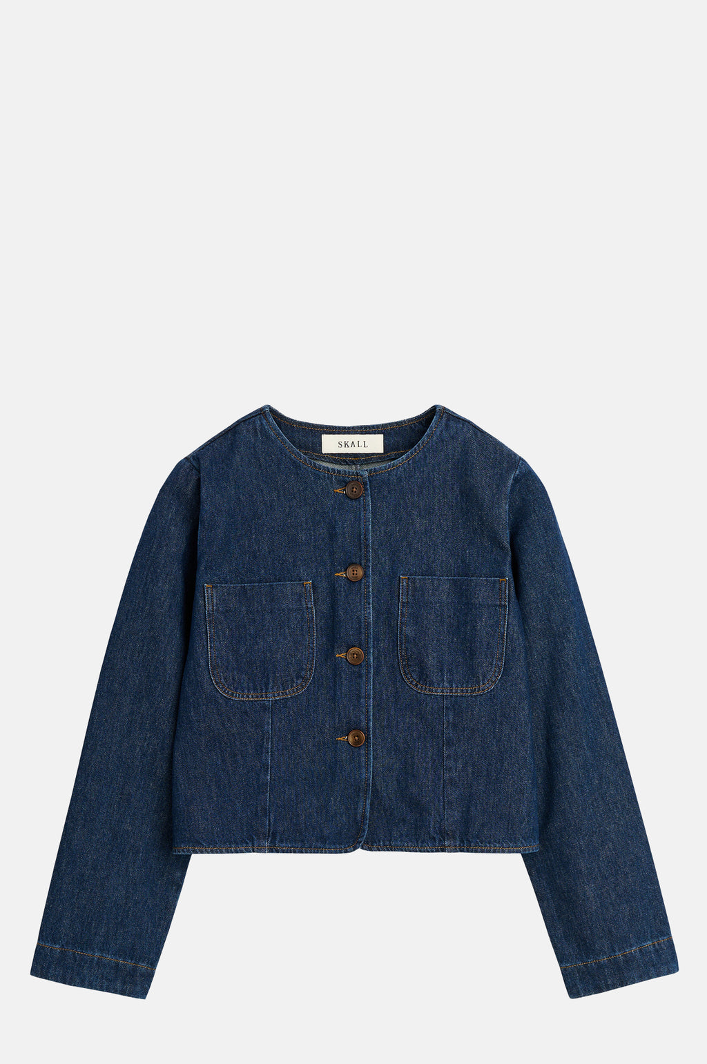 Skall Studio Clementine Jacket Indigo Blue.