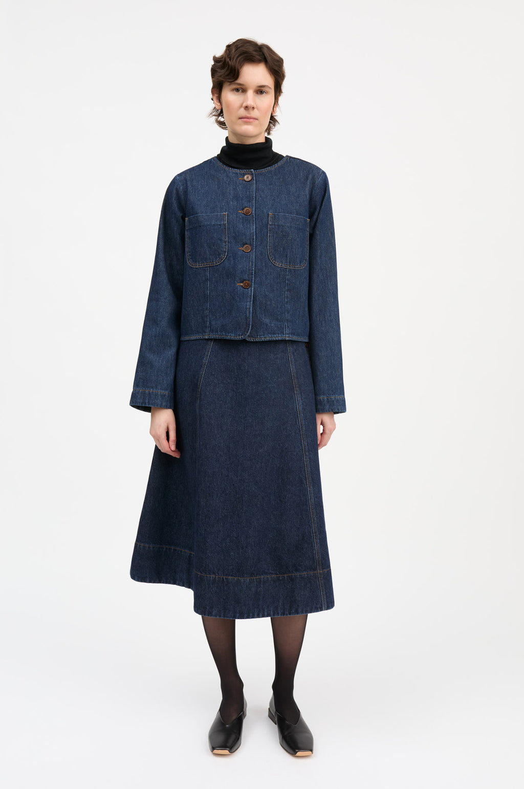 Clementine Jacket Indigo Blue