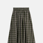 Skall Studio Dagny Skirt Green White Check.