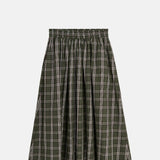 Skall Studio Dagny Skirt Green White Check.
