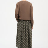 Dagny Skirt Green/White Check