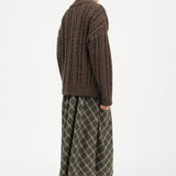 Dagny Skirt Green/White Check