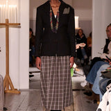 Dagny Skirt Green/White Check