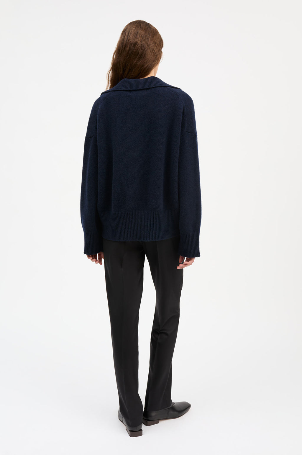 Dean V-Neck Jumper Navy