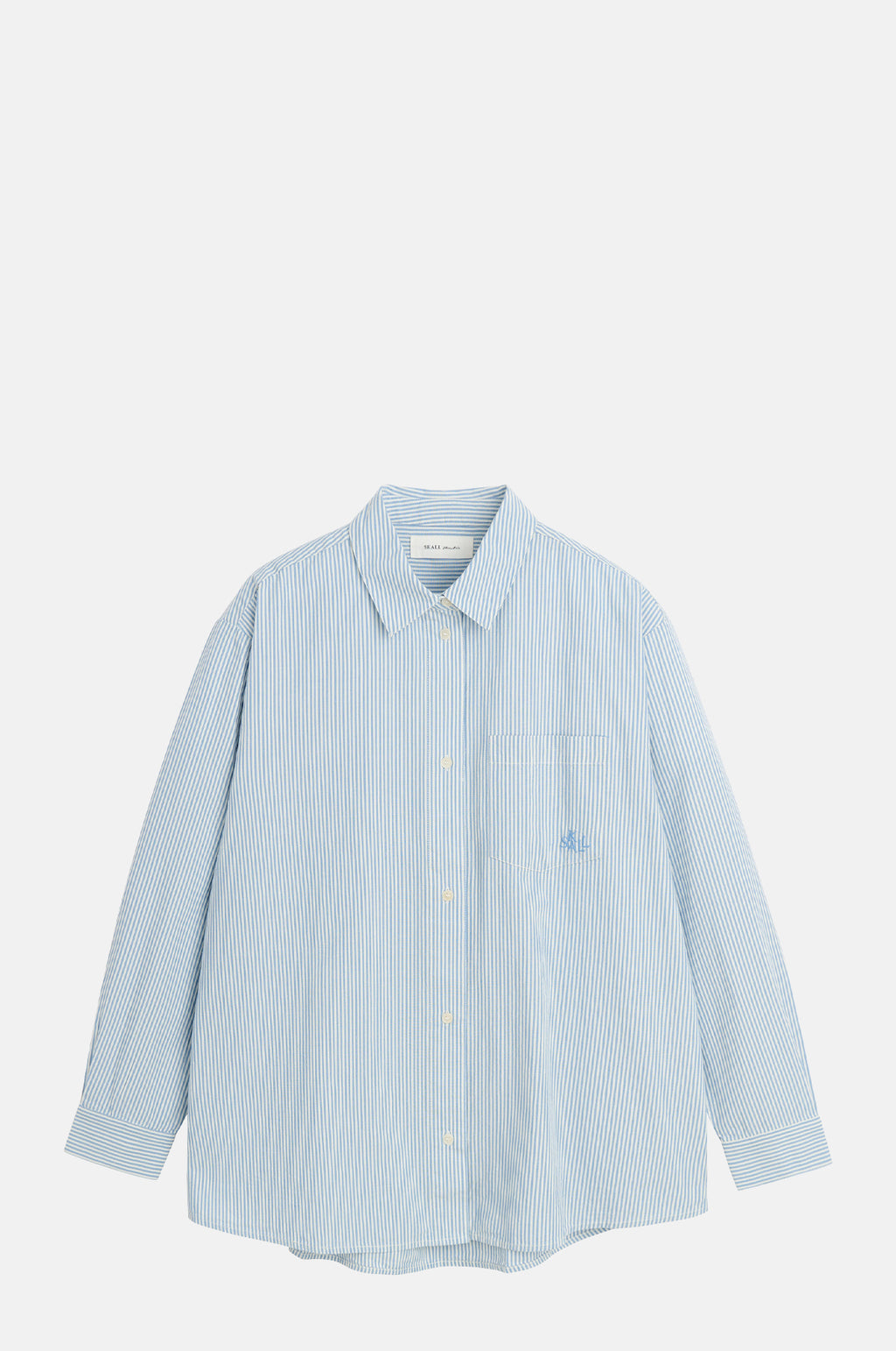 Skall Studio Edgar Shirt Oxford Light Blue White Stripe.