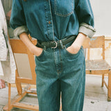 Edgar Shirt Washed Dark Blue