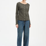 Edie Cardigan Dark Green
