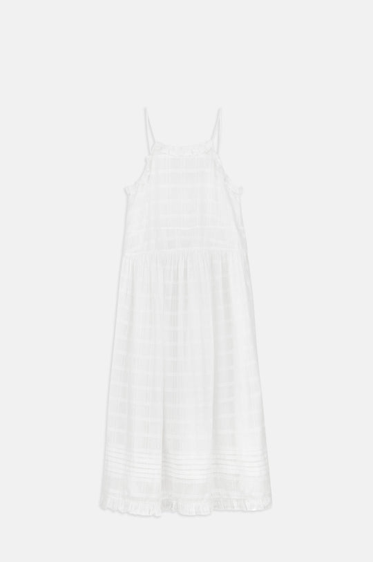 Fiore Strap Dress Optic White