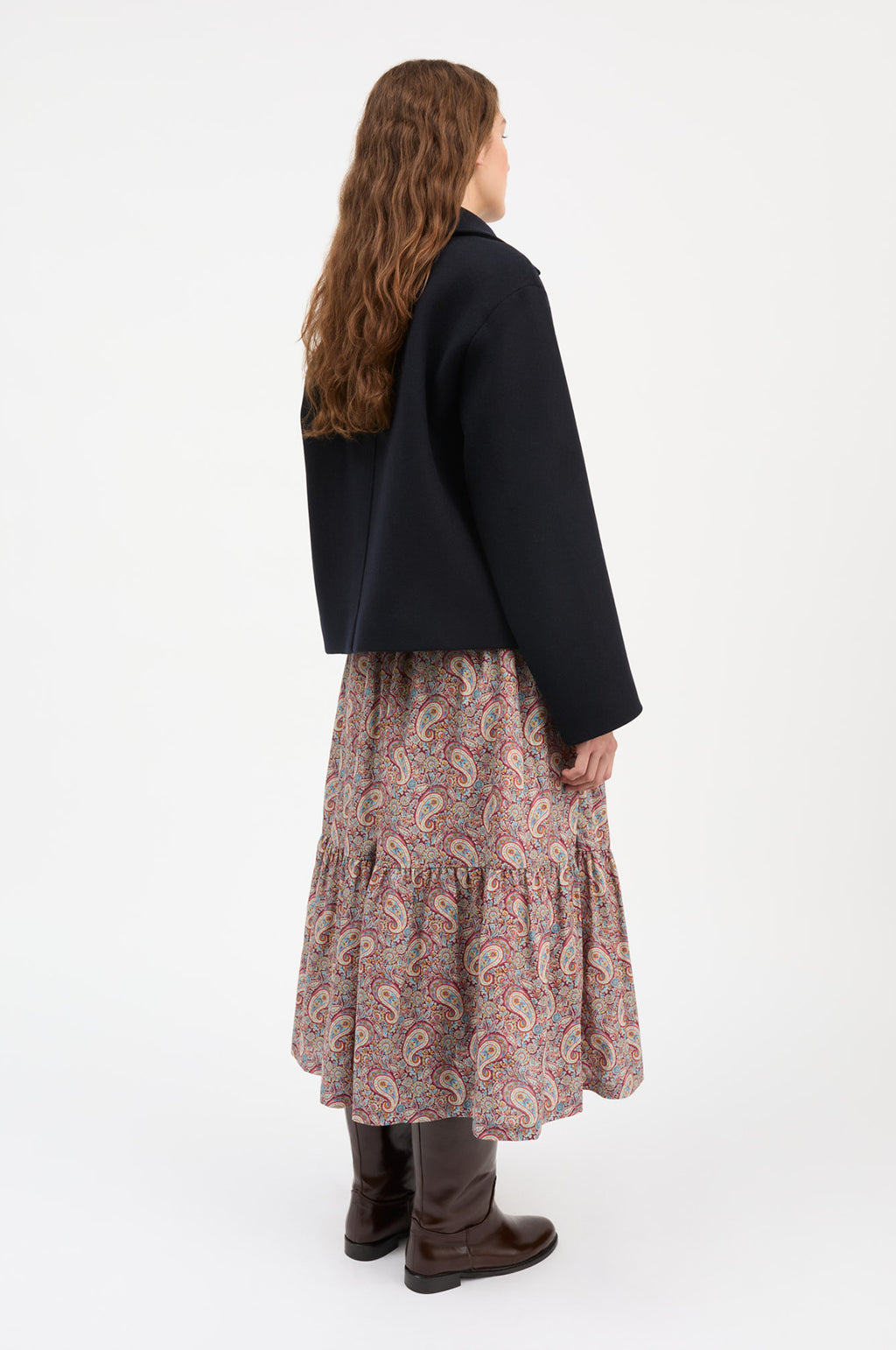 Iseline Skirt Floral Paisley