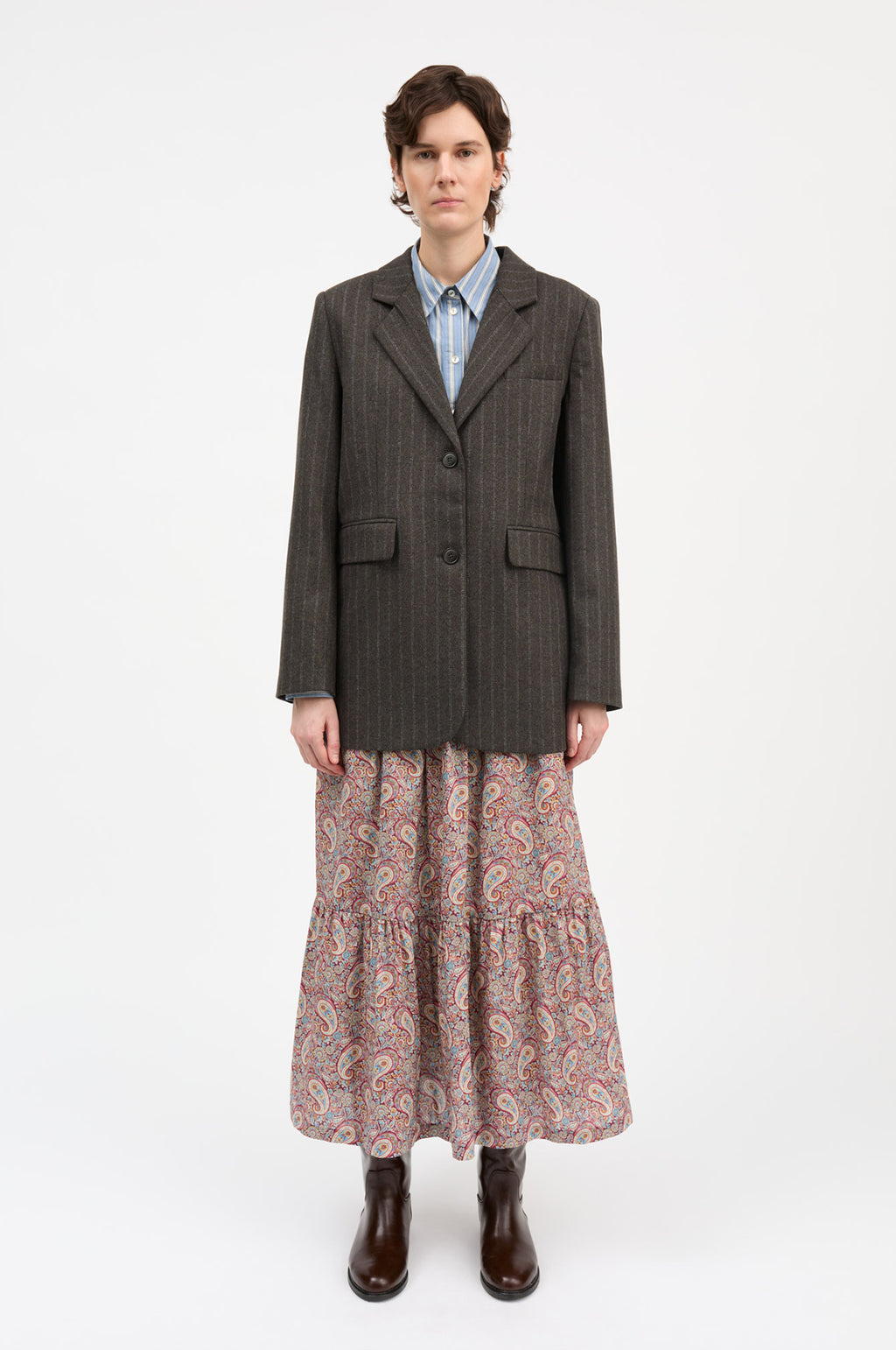 Iseline Skirt Floral Paisley