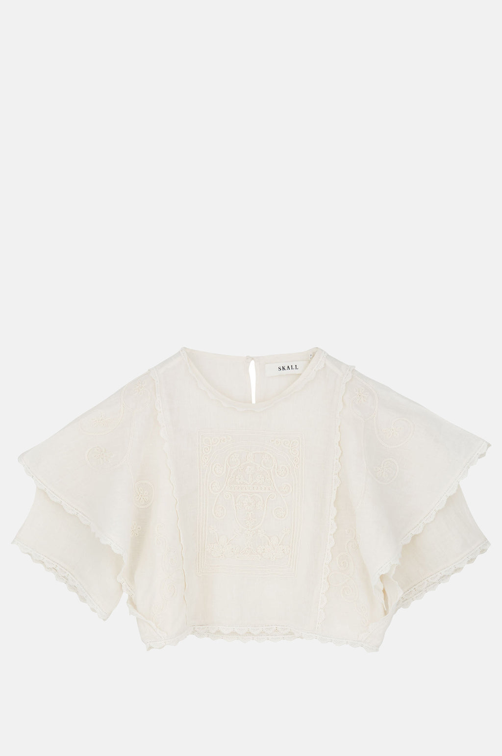 Skall Studio Jardin Top Ecru.