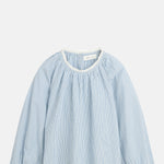 Skall Studio Karlie Blouse Light Blue White Stripe.