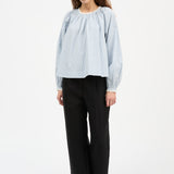 Karlie Blouse Light Blue/White Stripe