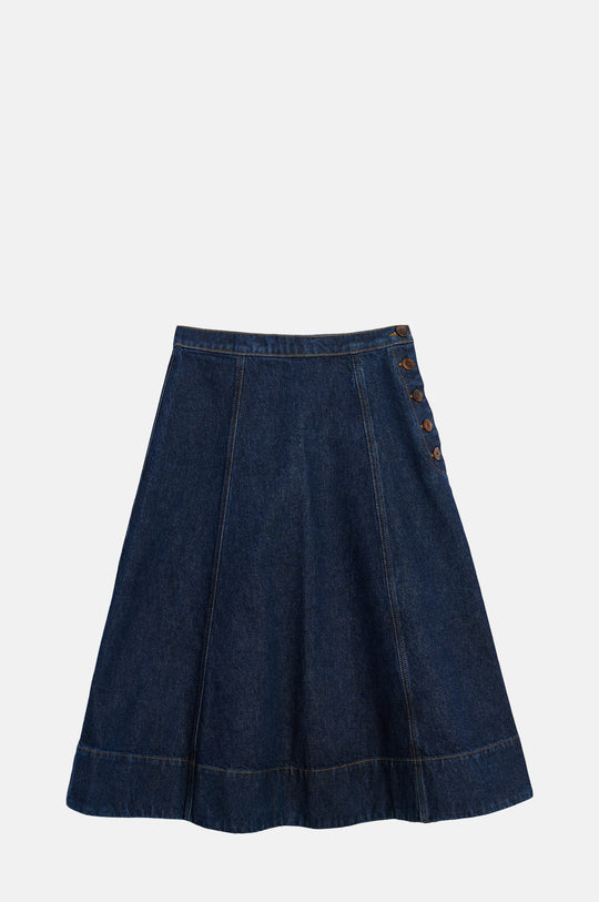 Katinka Skirt Indigo Blue