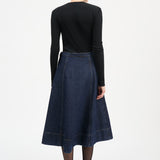 Katinka Skirt Indigo Blue