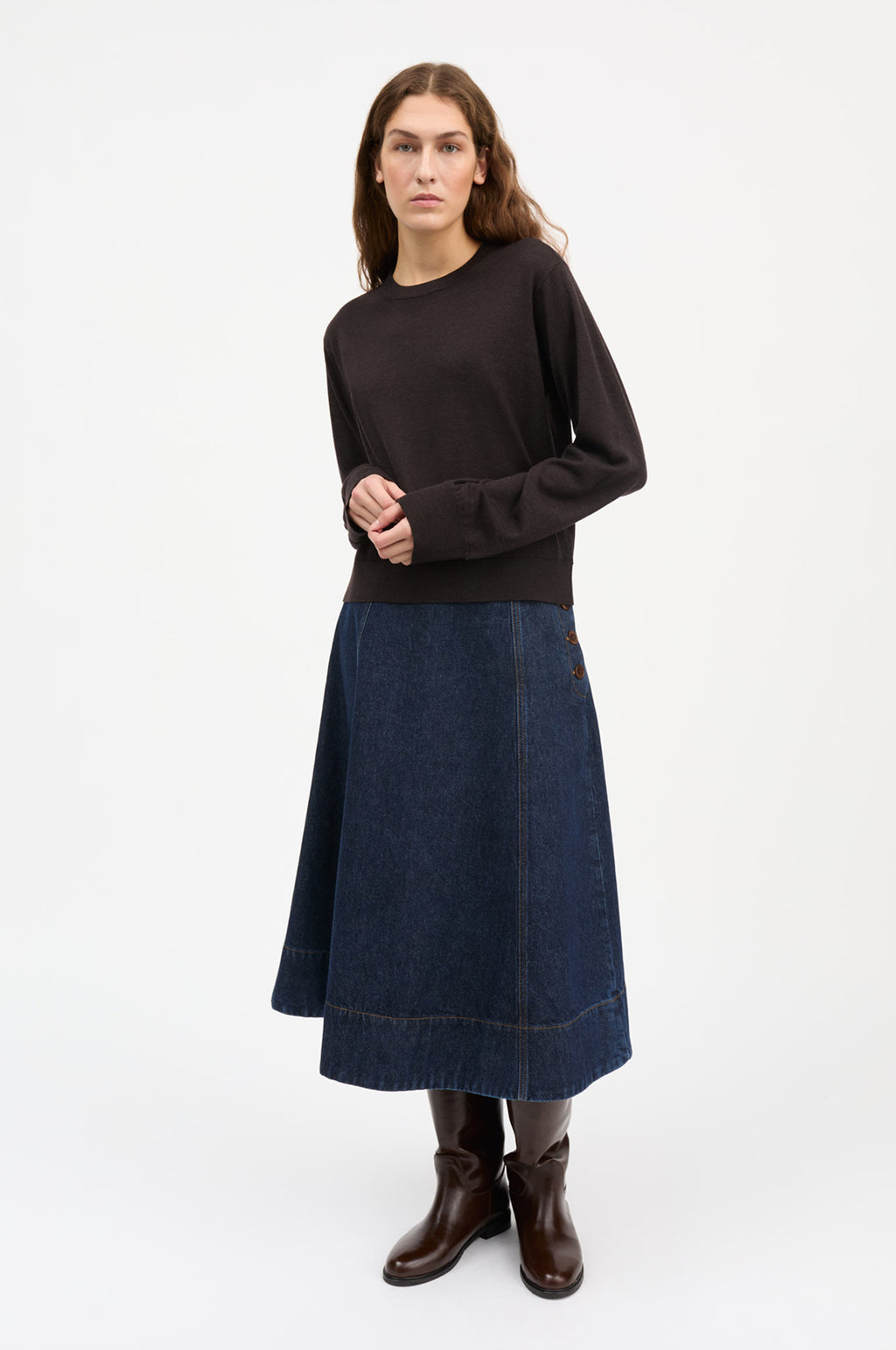 Katinka Skirt Indigo Blue
