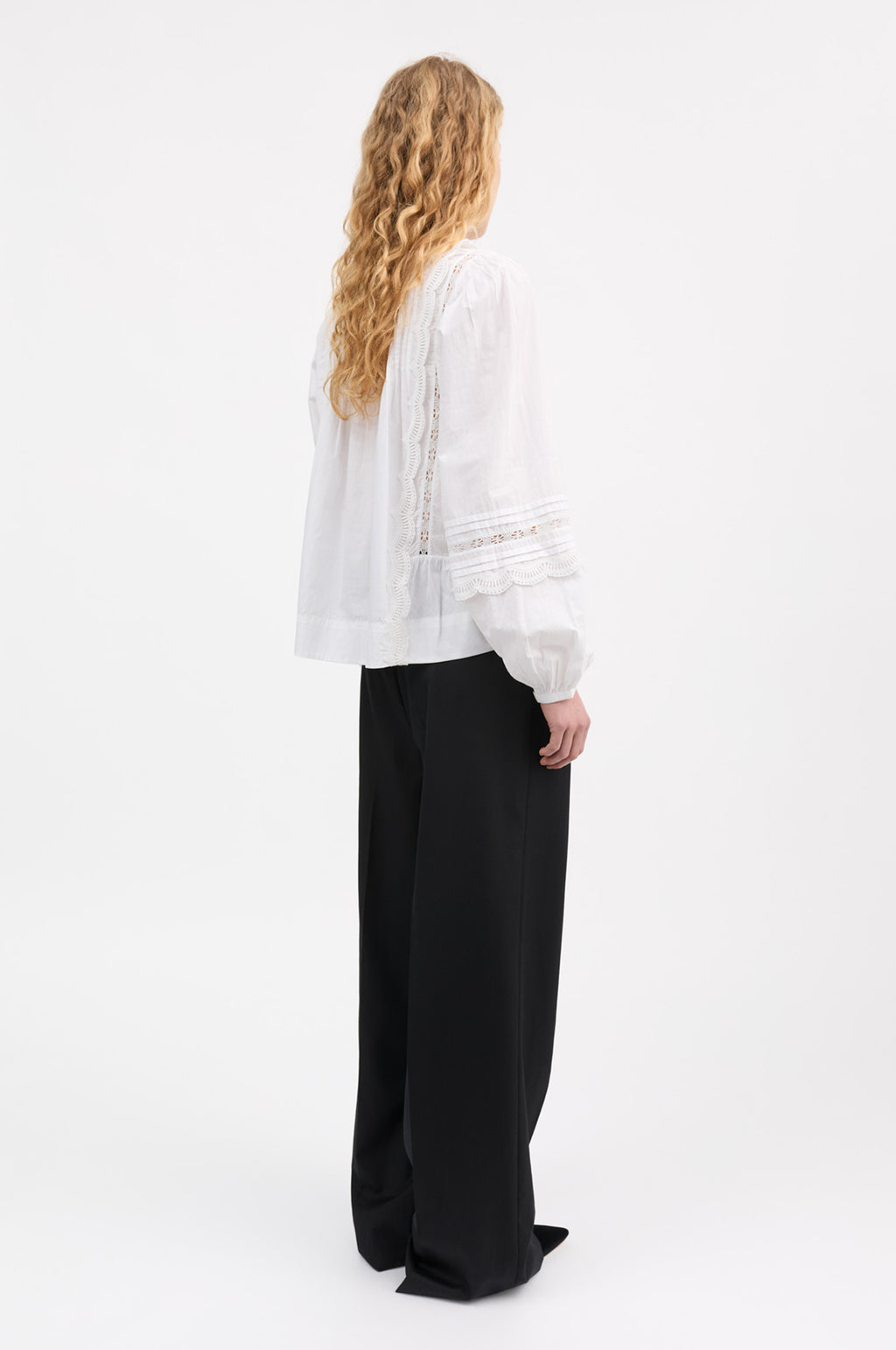 Leaf Blouse Optic White