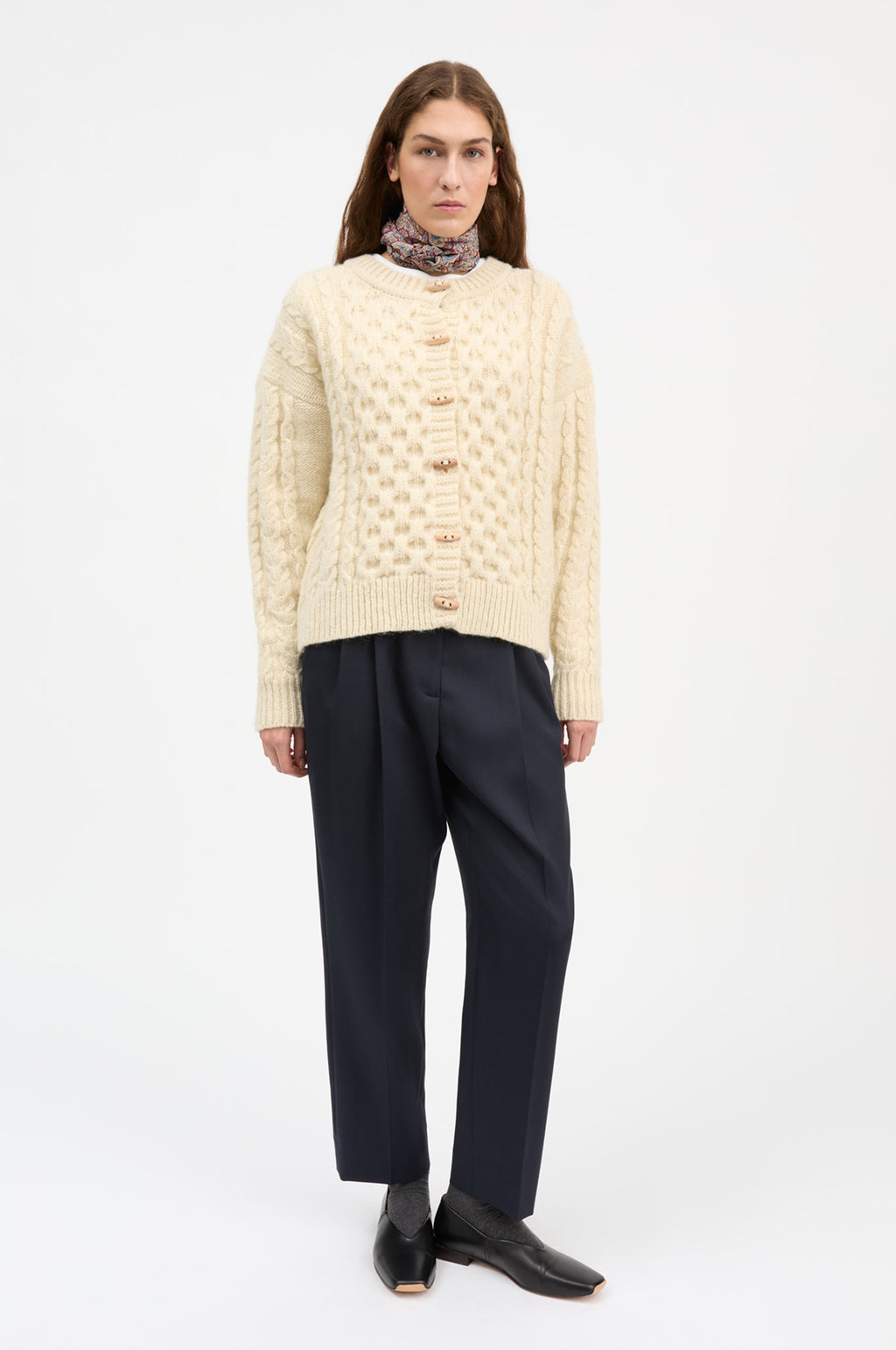 Lennox Cardigan Off White